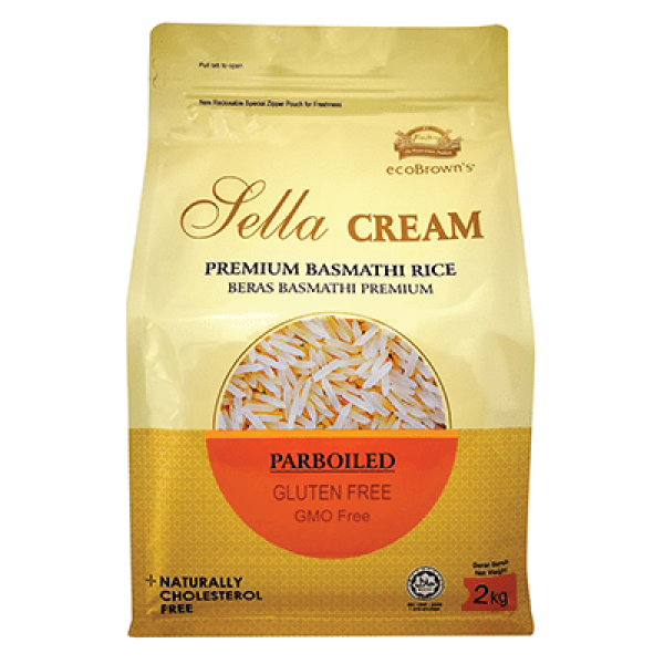 Ecobrown Parboiled Basmathi Rice 2kg