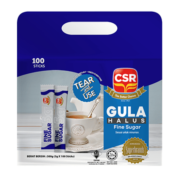 Csr Fine Sugar Stick Pack 5gx100
