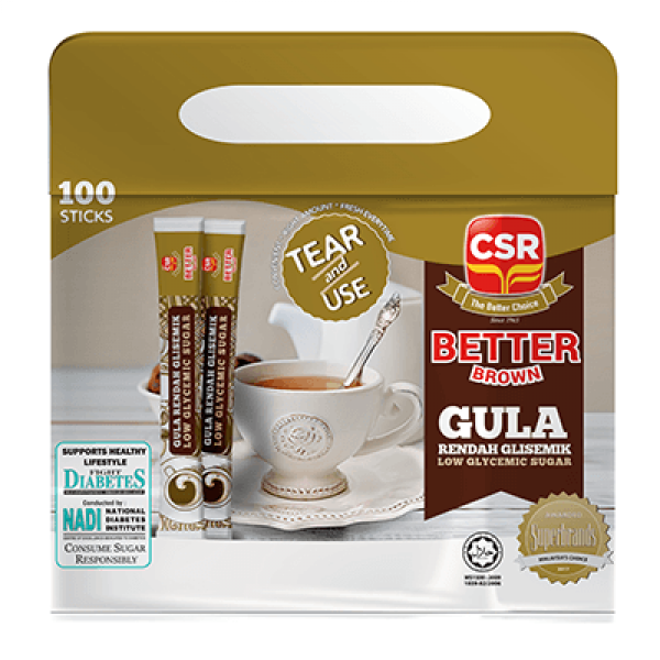 Csr Better Brown Sugar Stick Pack 5gx100