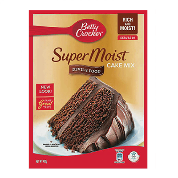 Betty Crocker Spr Moist 430g Devils Food