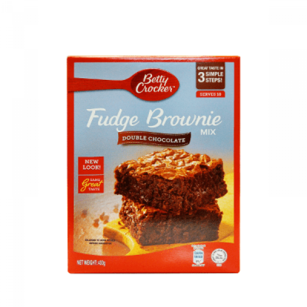 Betty Crocker F/brownie 430g Double Chocolate
