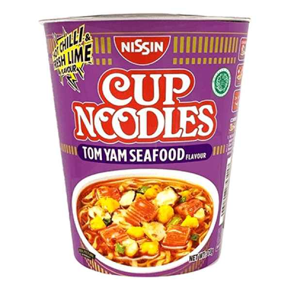 Nissin Noodles Cup 70g Tom Yam Seafood