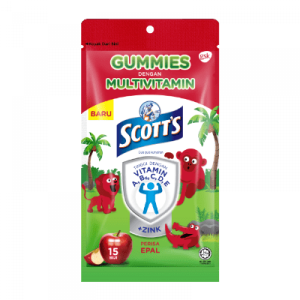 Scotts Multivitamin Gummies 15S Apple