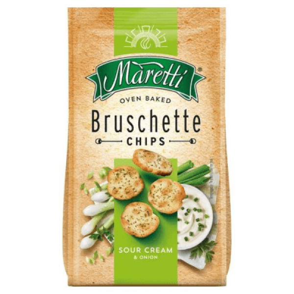 Maretti Brushette 70g Sour Cream & Onion
