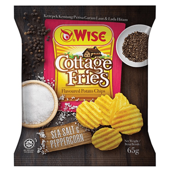 Wise Cottage Fries 60g Salt & Peppercorn
