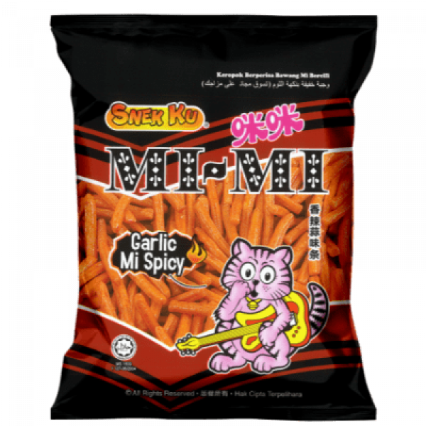 Snek Ku Mimi Garlic Mi Spicy 60g