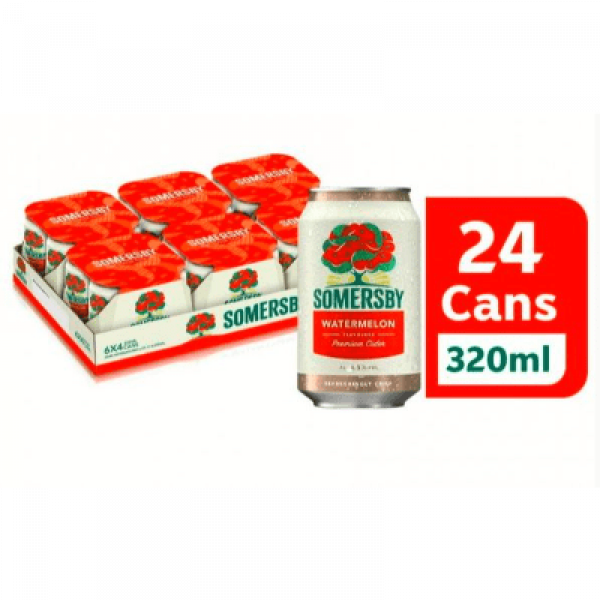 Somersby Cider 320mlx24 Watermelon