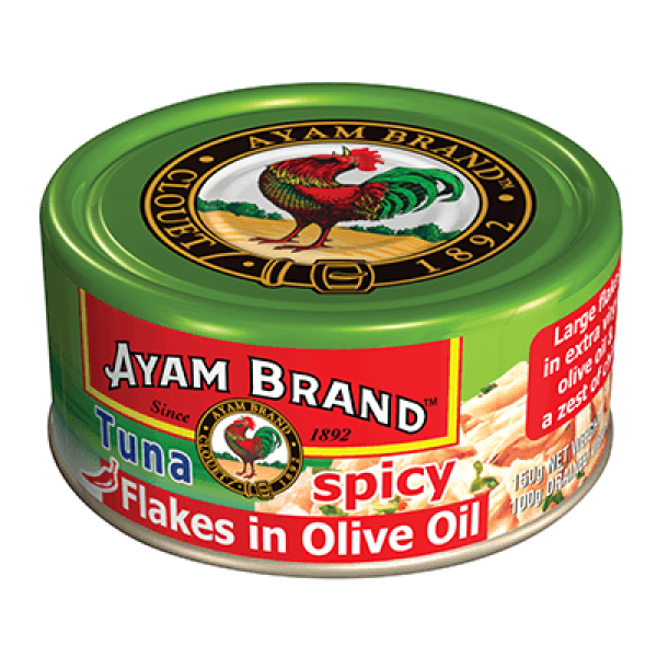 Ayam Brand Tuna 150g Chunks In Olive Oil Light