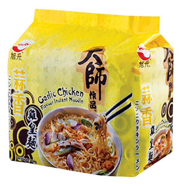 Yorshin Noodles 5×90g Garlic Chicken