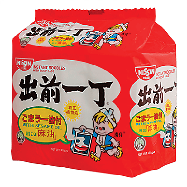 Nissin Noodles 5×81g Sesame Oil