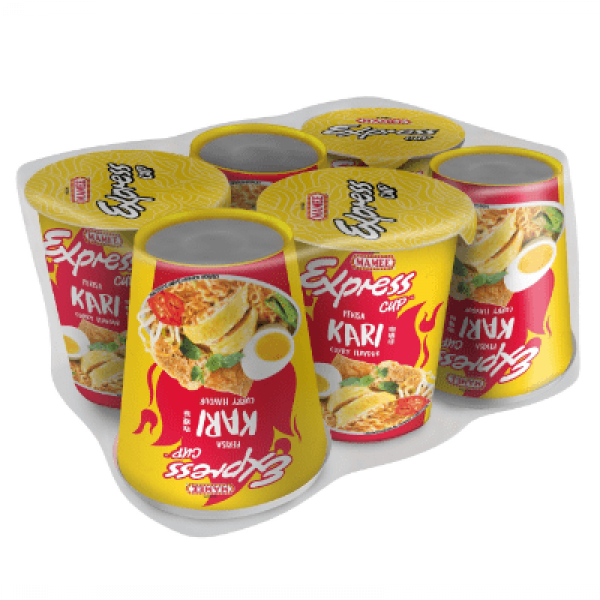 Mamee Express Cup 6×65g Curry