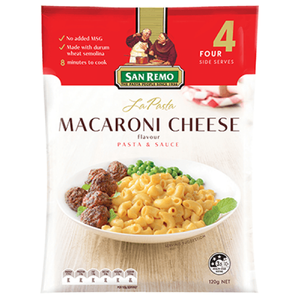 San Remo La Pasta 120g Macaroni & Cheese