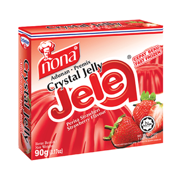 Dr.oetker Nona Crystal Jelly 90g-Strawberry