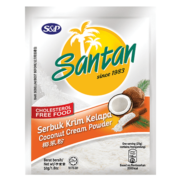 S&p Santan Cream Powder Original 50g