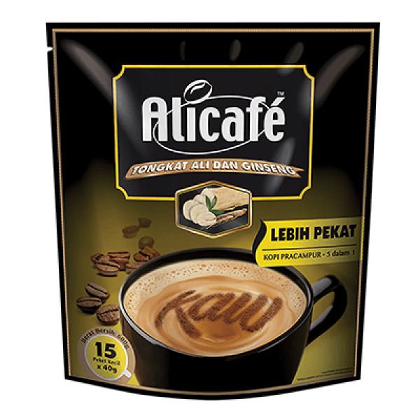Alicafe Tongkat Ali & Ginseng 40gx15 Lebih Pekat