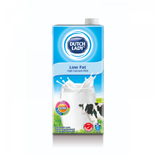 Dutch Lady UHT Milk Pure Farm 1L Low Fat