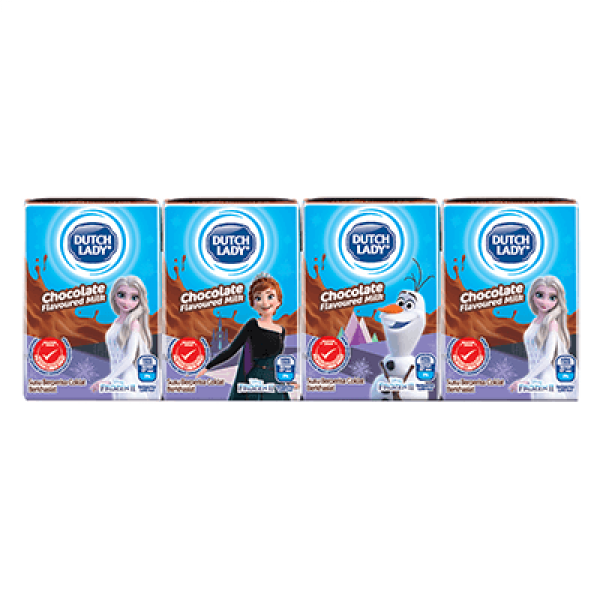 Dutch Lady UHT Milky Frozen 125mlx4 Chocolate