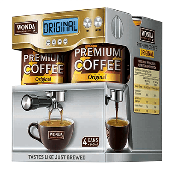 Wonda Coffee 240mlx4 Original