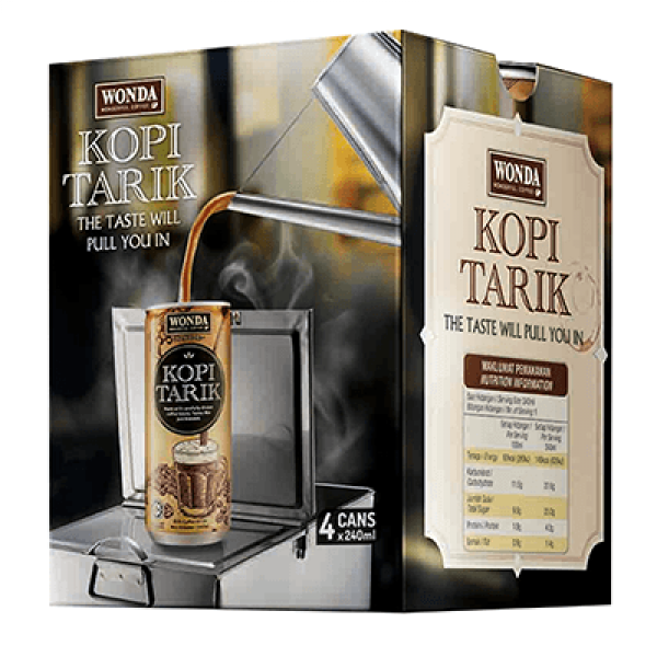 Wonda Coffee 240mlx4 Kopi Tarik