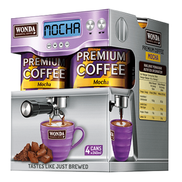 Wonda Coffee 240mlx4 Mocha
