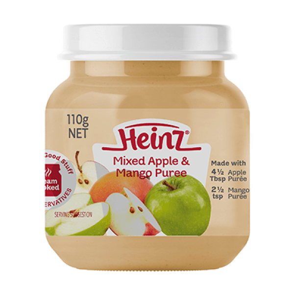 Heinz Fruity Apple & Mango Puree 110g Baby Food