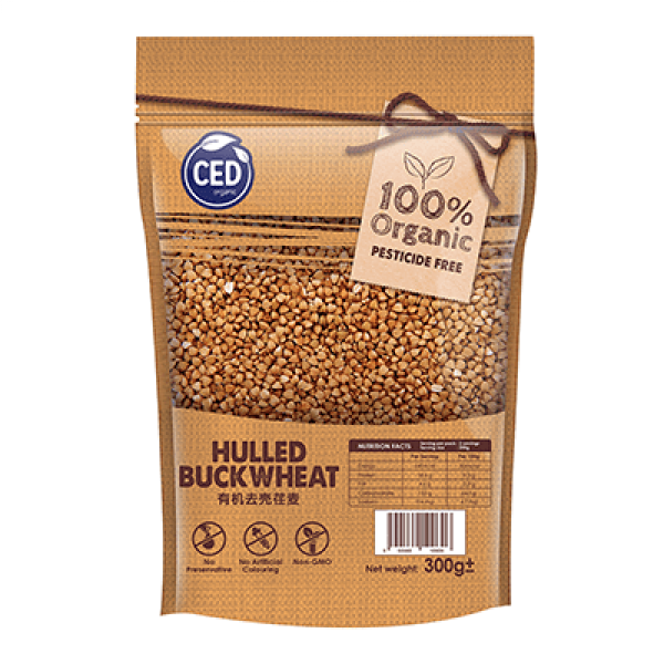 Ced Organic Hulled Buckwheat 300g