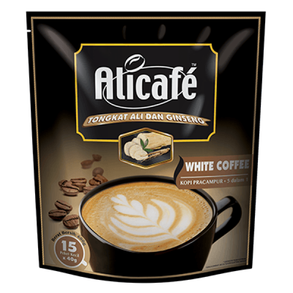 Alicafe Tongkat Ali & Ginseng 40gx15 White Coffee