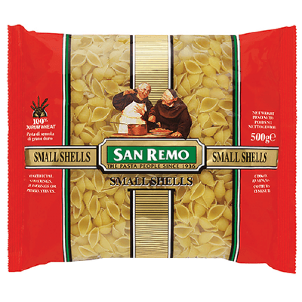 San Remo Small Shells 500g