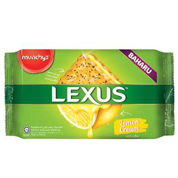 Munchy's Lexus Sandwich 190g Lemon