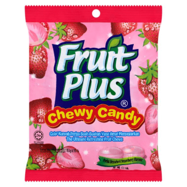 Fruit Plus Chewy Candy 150g Strawberry