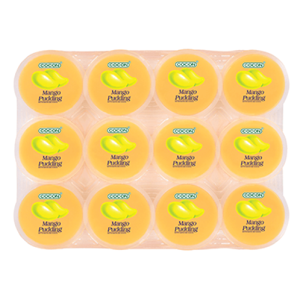 Cocon Nata De Coco Pudding 12 X 80g Mango