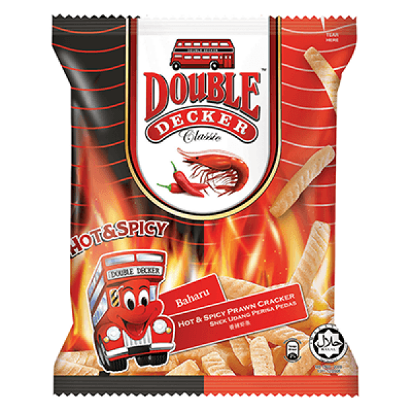 Double Decker 60g Hot&spicy Prawn Cracker