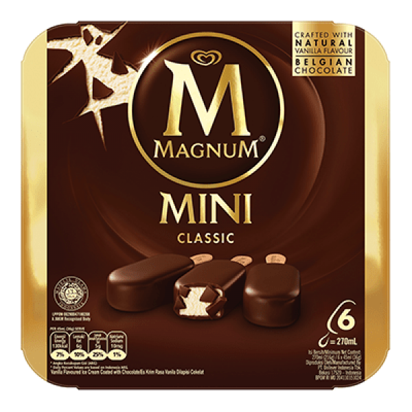 Wall's Magnum Mini 6×45ml Classic