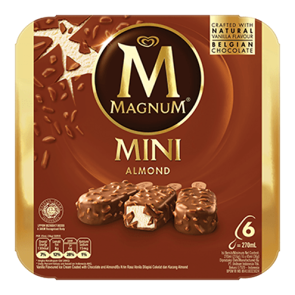 Wall's Magnum Mini 6×45ml Almond