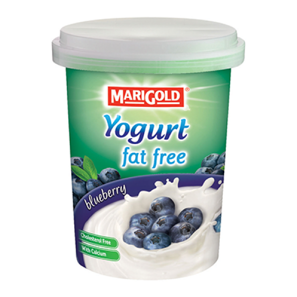 Marigold Fat Free Yogurt 135g Blueberry