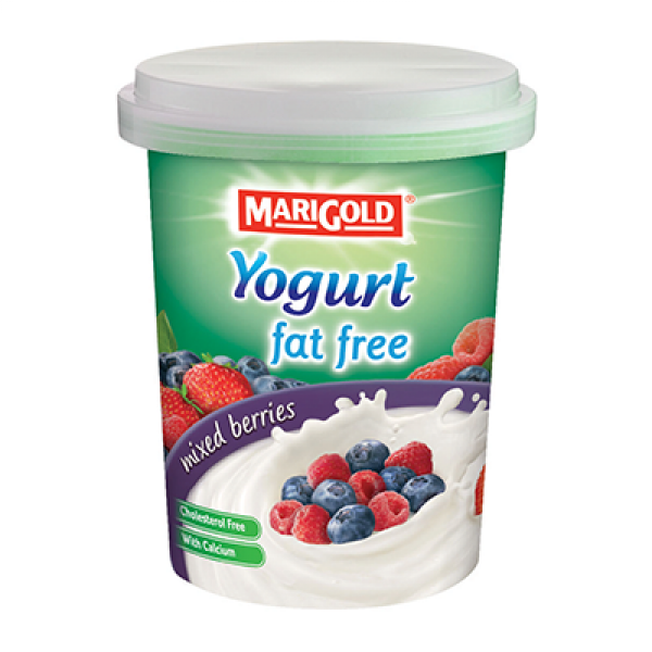 Marigold Fat Free Yogurt 135g Mx Berries