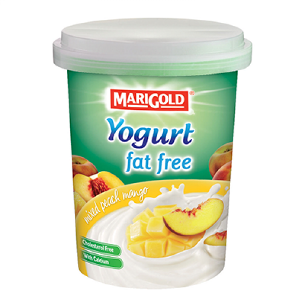 Marigold Fat Free Yogurt 135g Peach/mango