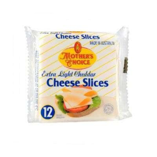 Mother Choice Light Chedder Slice 200g