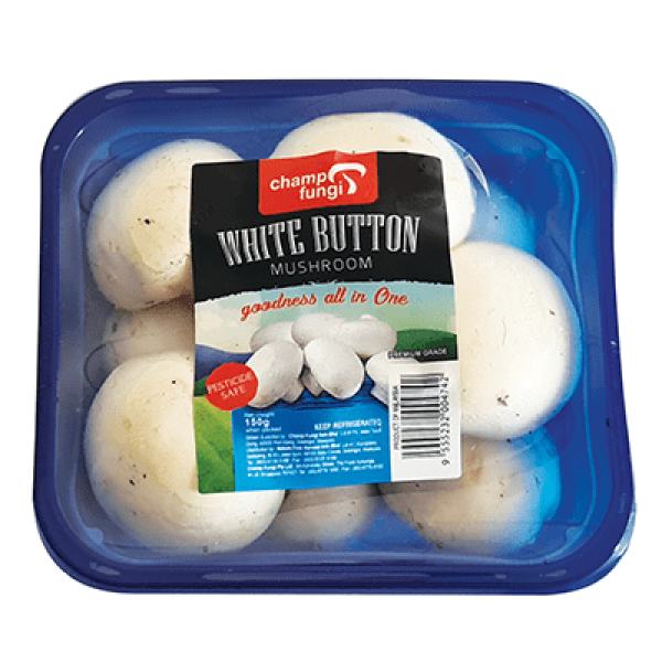 Veggystar White Button Mushroom 150g