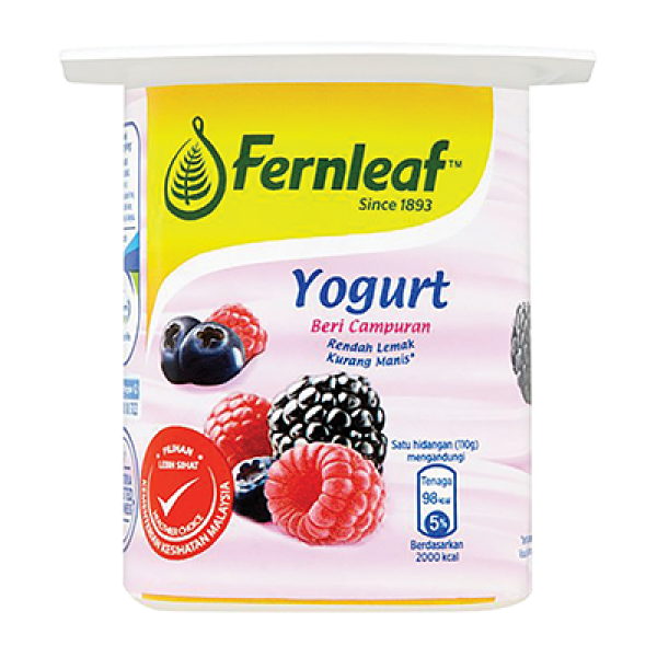 Fernleaf Low Fat Yogurt 110g Mixed Berries