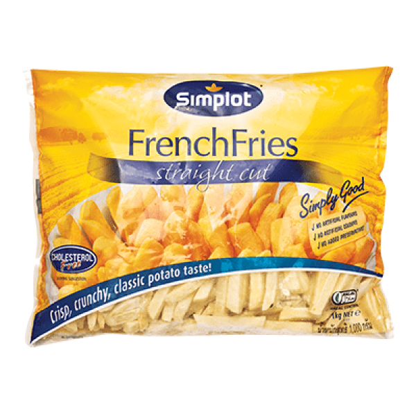 Simplot French Fries 1kg Straight Cut