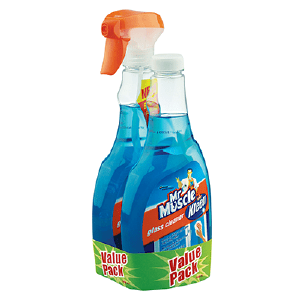 Mr.muscle Kk Glass 2×500ml S/active