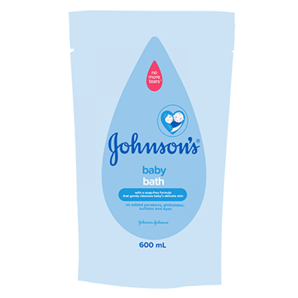 Johnsons Baby Bath 600ml Refill Regular