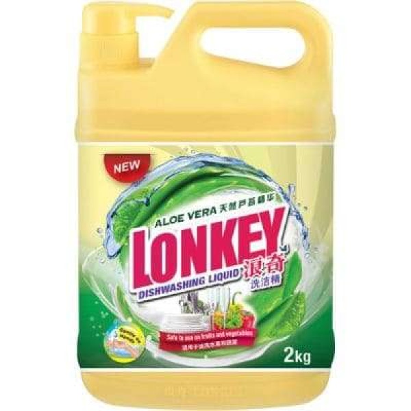 Lonkey Dish Wash 1.8kg Aloe Vera