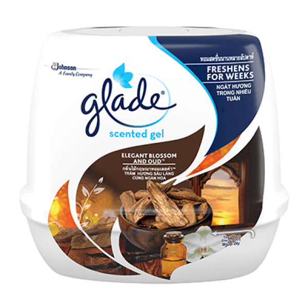 Glade Scented Gel 180g Elegant Blossom & Oud