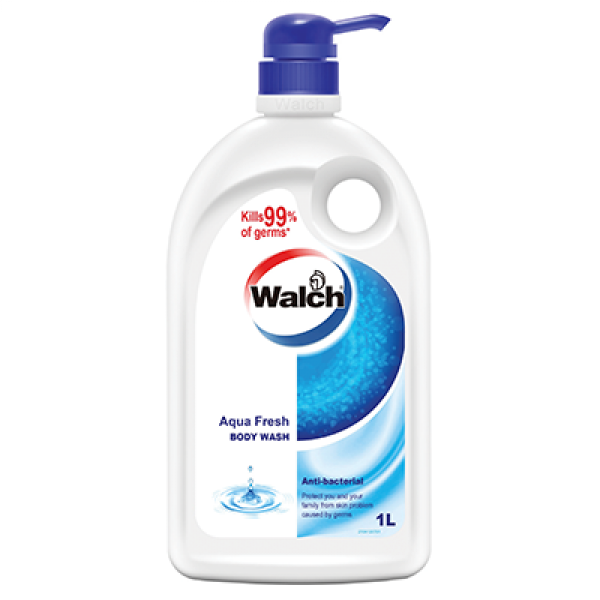 Walch Anti-Bac Body Wash 1L Aqua Fresh